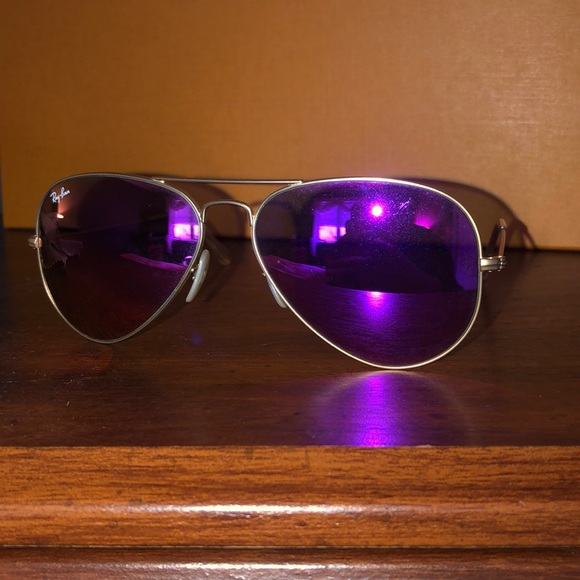 Ray Ban hot pink aviators main image 6